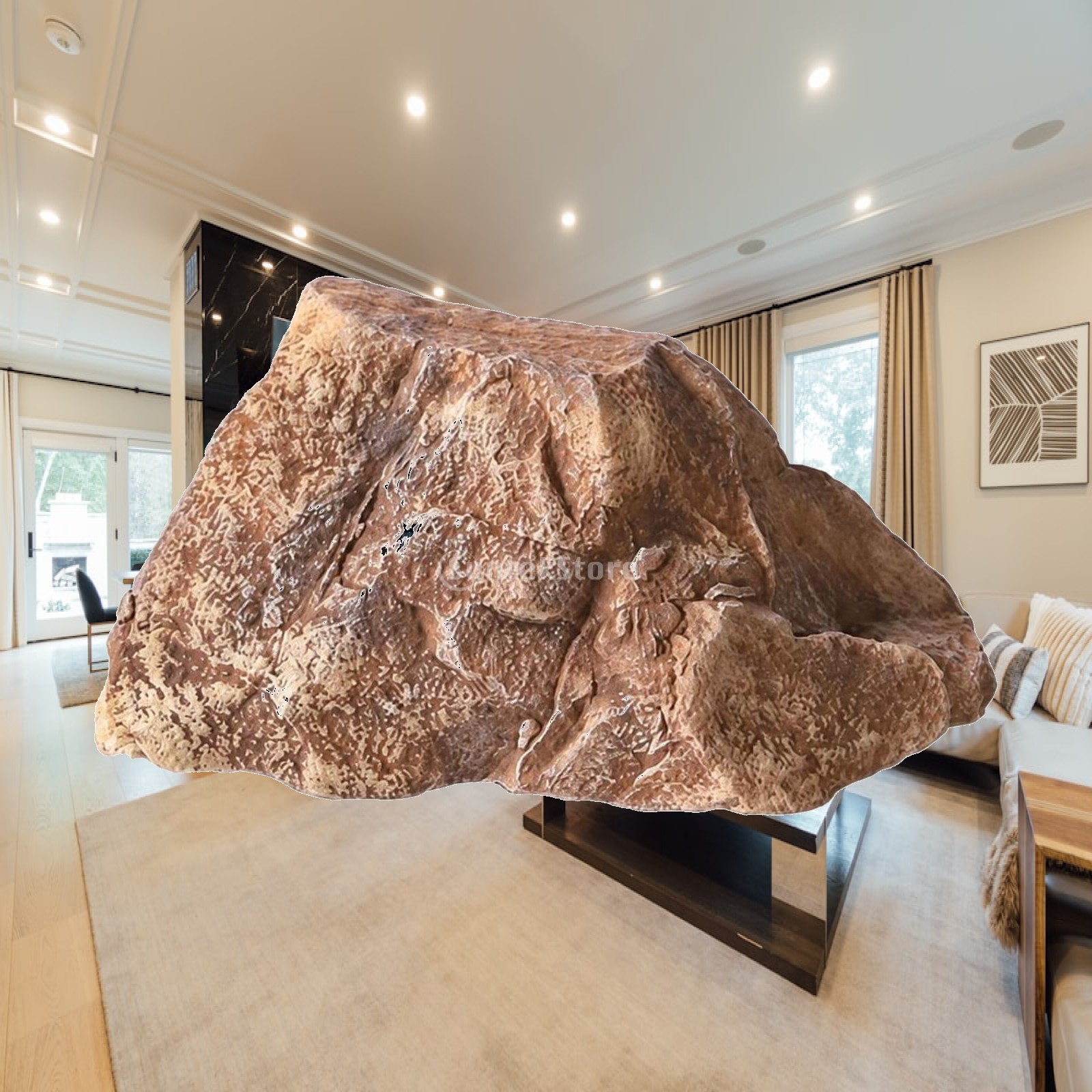 Aquarium Decoration Rock - Realistic Faux Stone Sculpture PU Foam
