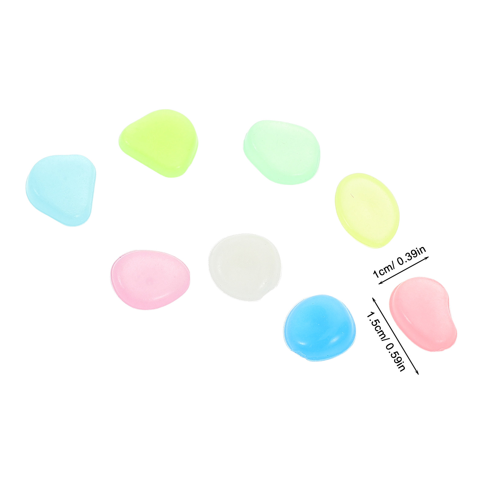 500Pcs Glow Stones Night Lumin - đánh giá và giá Aquarium Decoration Rock