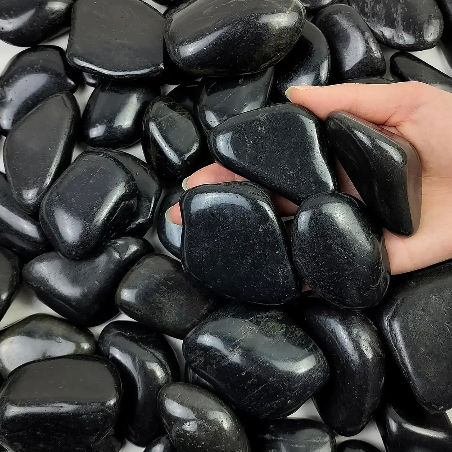40 lbs Black River Rocks for L - đánh giá và giá Aquarium Decoration Rock