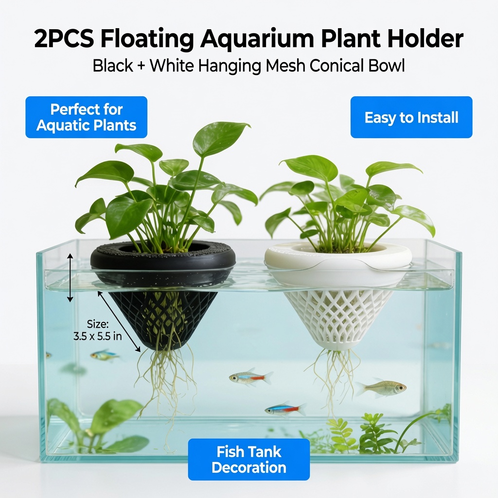 2PCS Floating Aquarium Plant H - đánh giá và giá Aquarium Fish Only