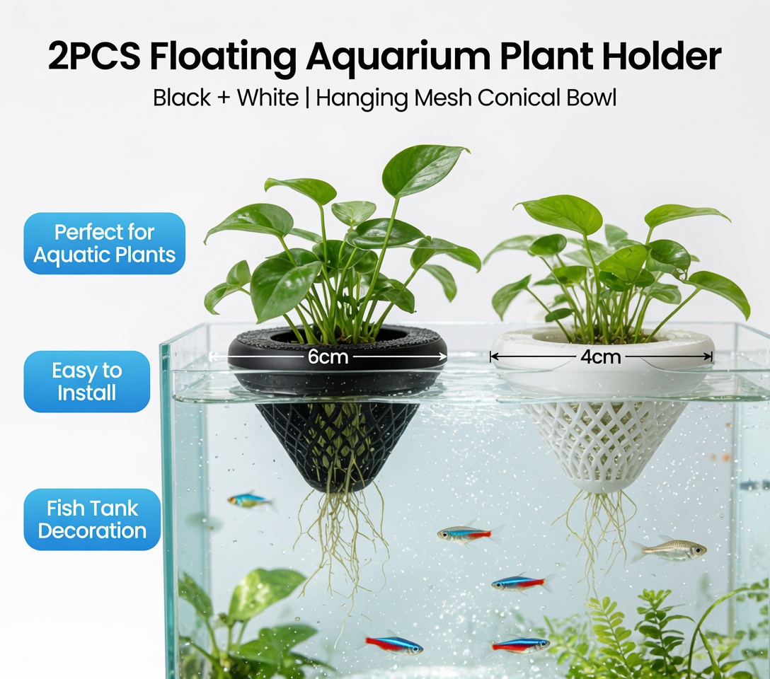 2PCS Floating Aquarium Plant H - đánh giá và giá Aquarium Fish Only