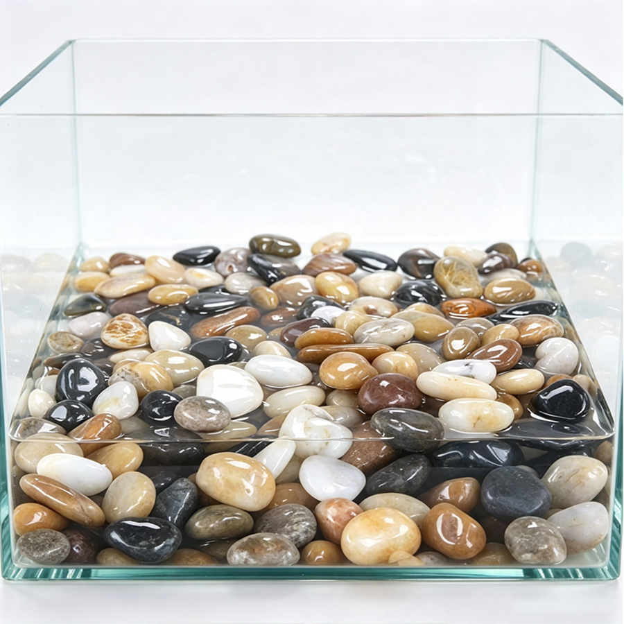 300-700g Smooth River Pebbles, - đánh giá và giá Aquarium Decoration Rock