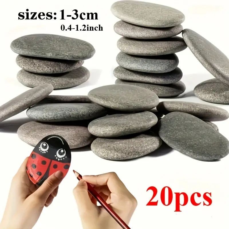 20Pcs Natural River Rocks Smoo - đánh giá và giá Aquarium Decoration Rock