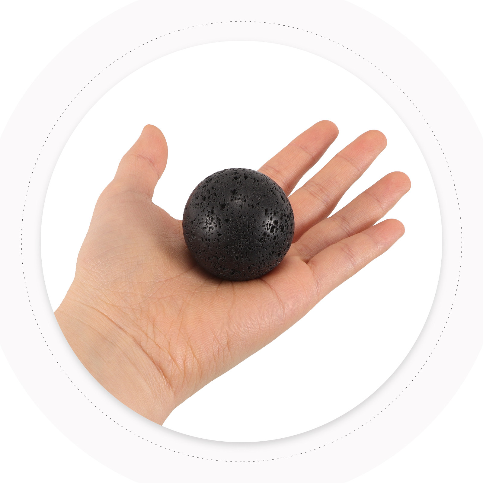 Natural Volcanic Stone Sphere  - đánh giá và giá Aquarium Decoration Rock