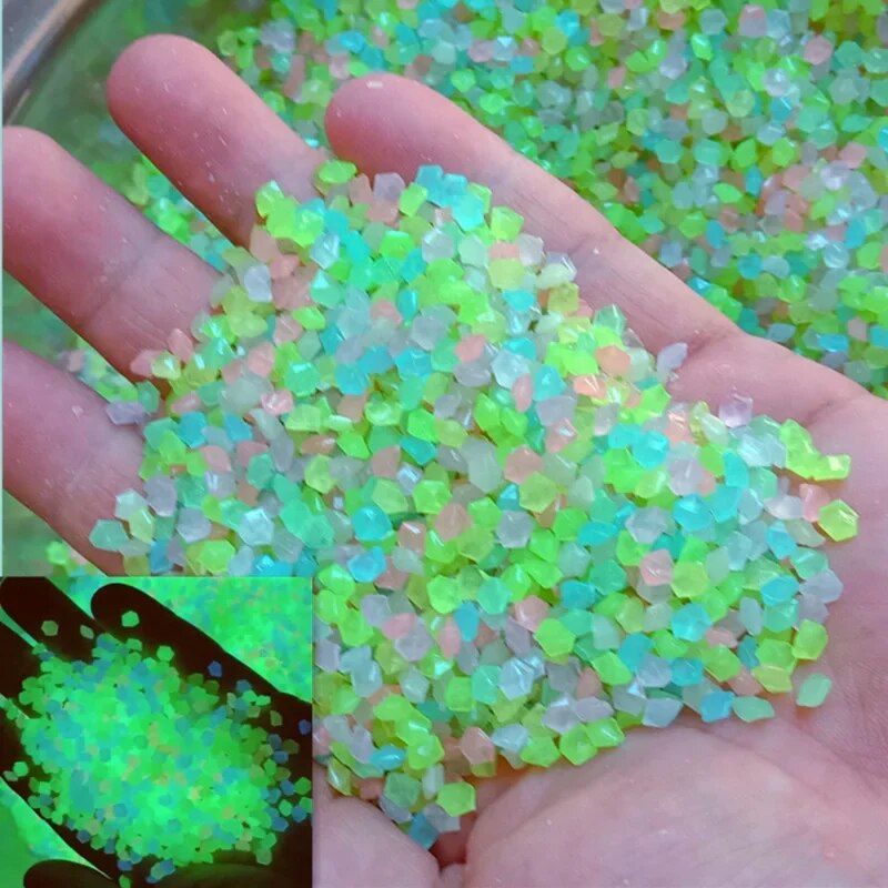1000pcs 3-5mm Luminous Sand Gl - đánh giá và giá Aquarium Decoration Rock