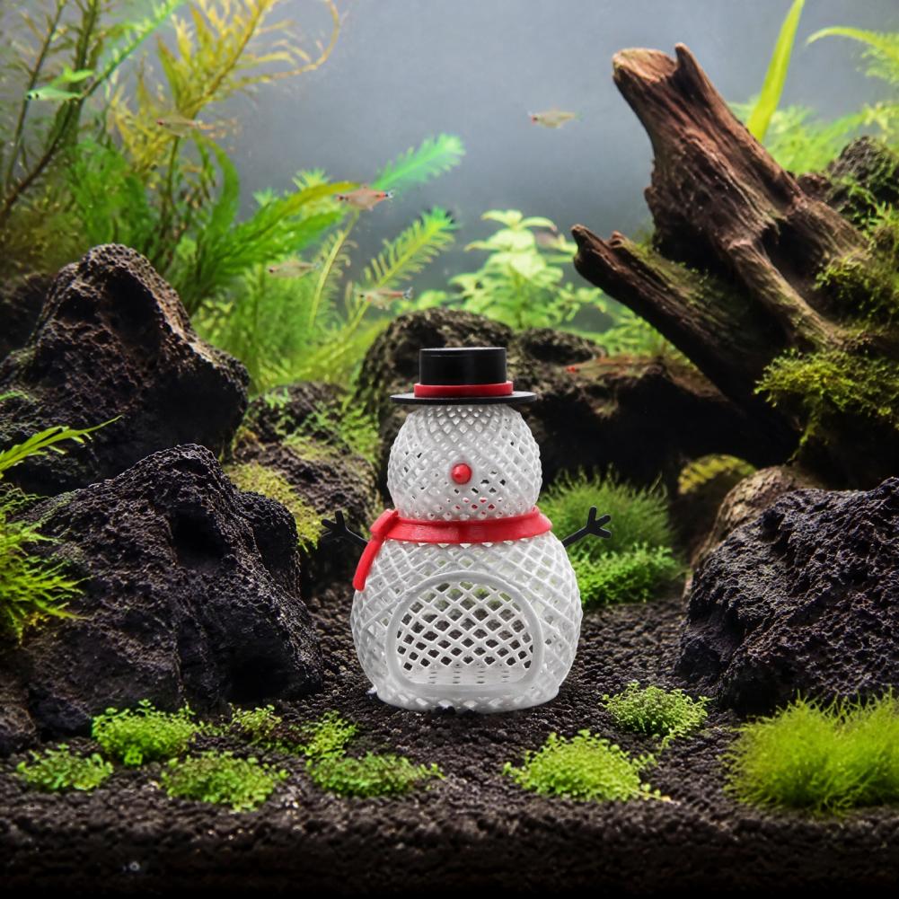 Fish Tank Decorations Christma - đánh giá và giá Aquarium Fish Hideout