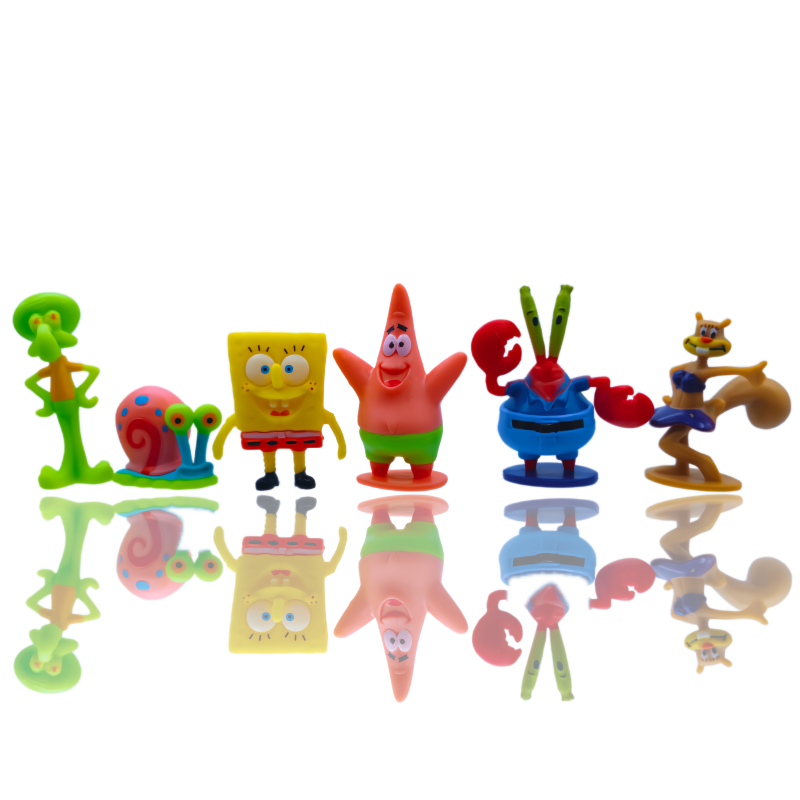 6pcs SpongeBob Fish Tank Decor - đánh giá và giá Aquarium Fish Farm