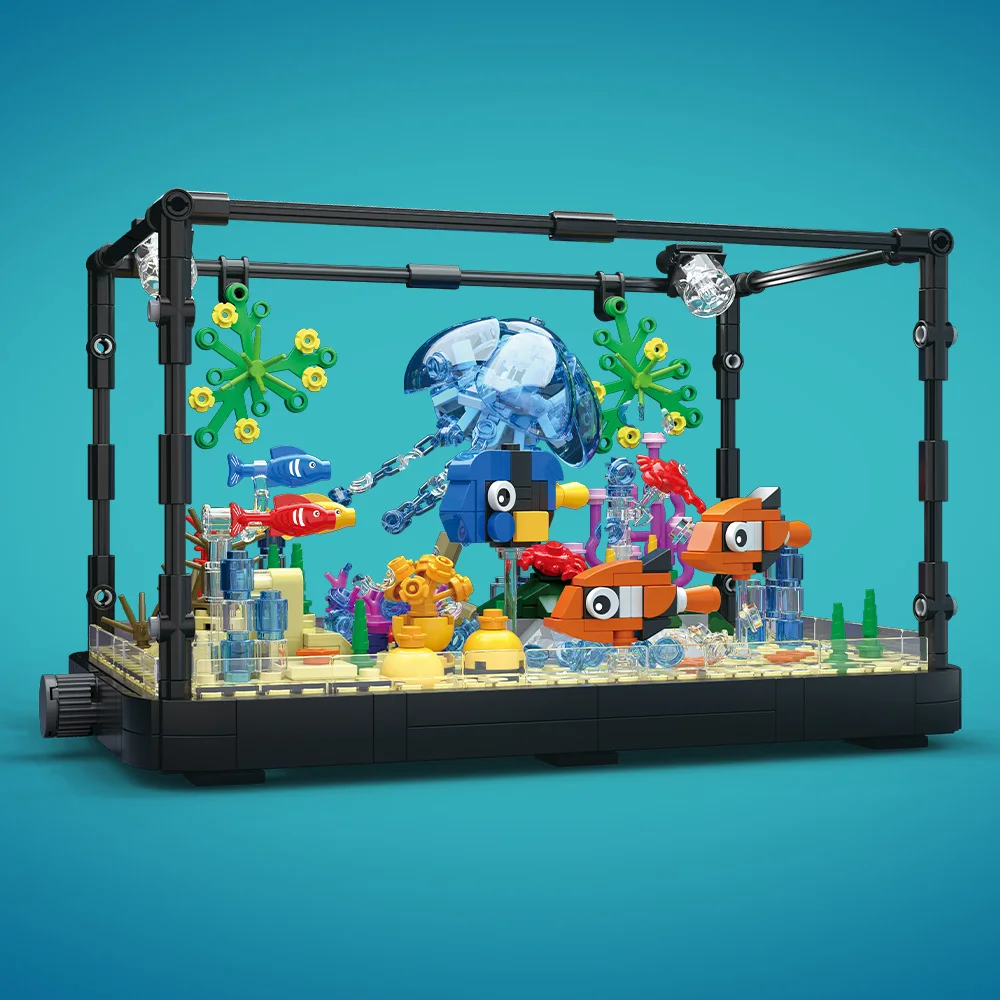 Fish Tank Building Block Set w - đánh giá và giá Aquarium Fish Farm