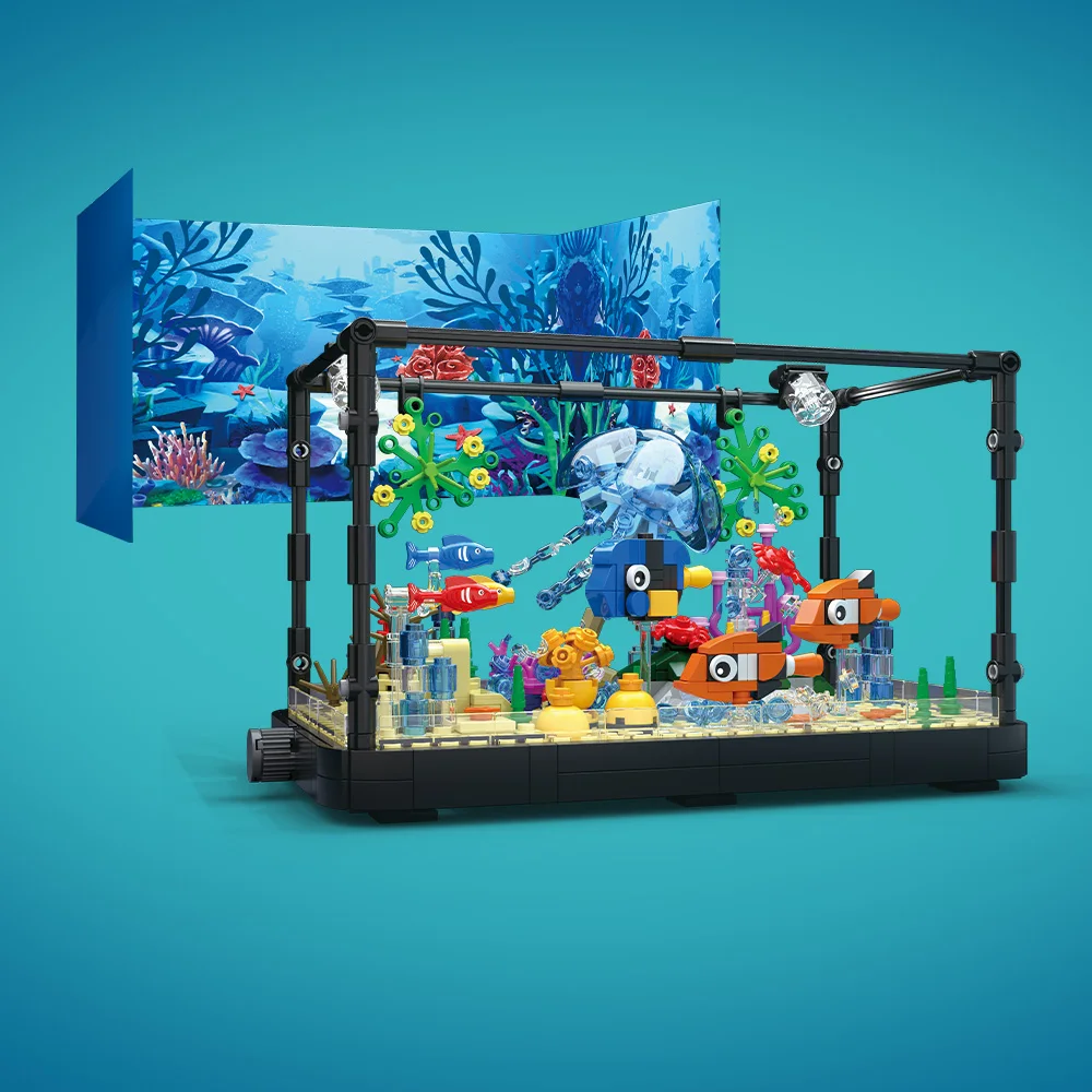 Fish Tank Building Block Set w - đánh giá và giá Aquarium Fish Farm