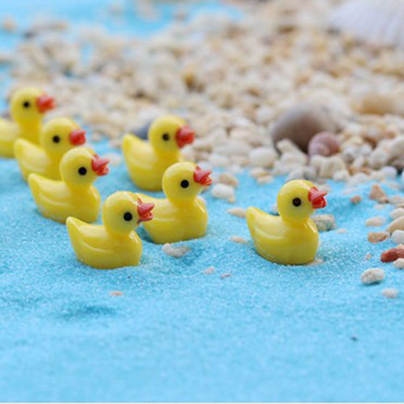 Cute Mini Yellow Duck Floating - đánh giá và giá Aquarium Fish Yellow