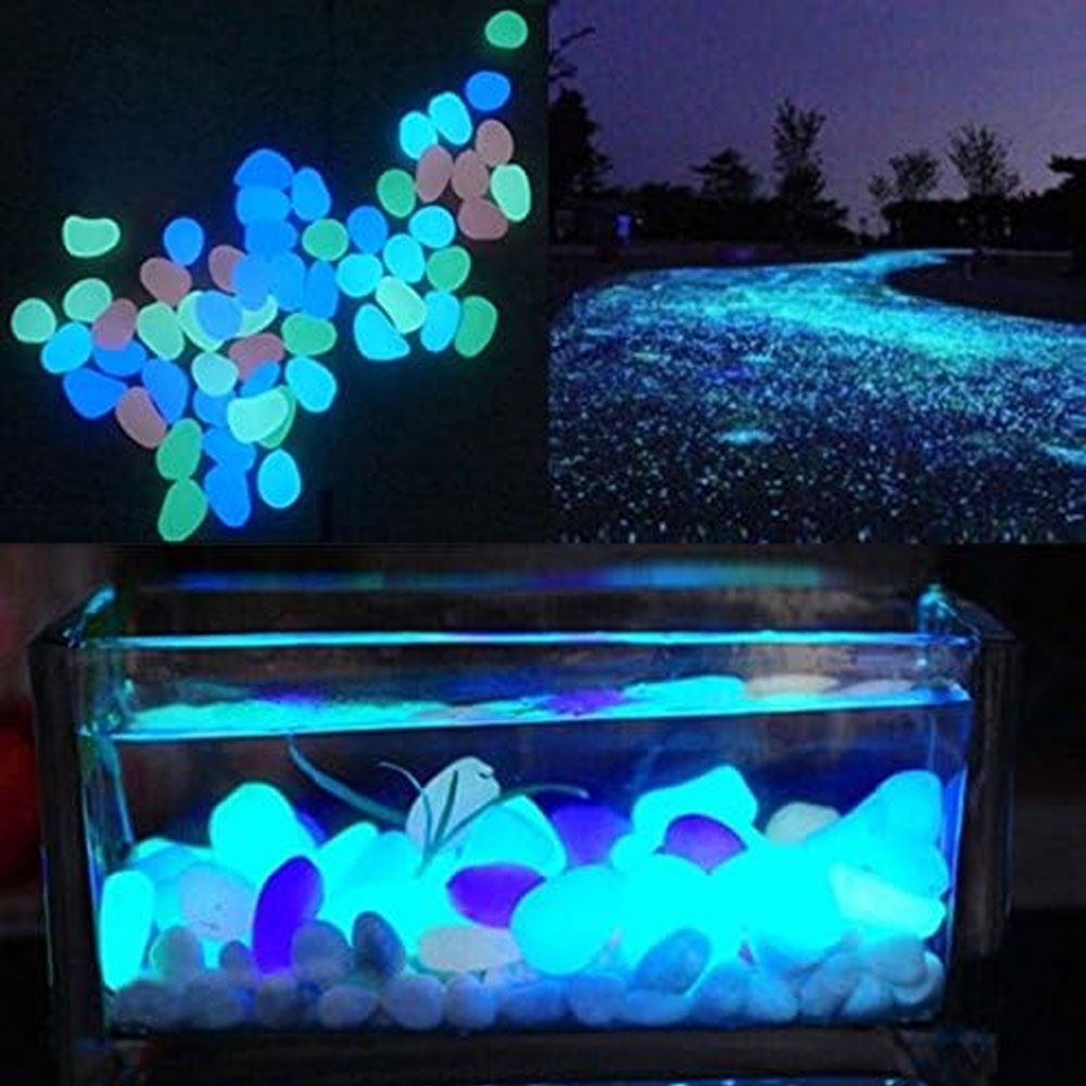 Fish Tank Rocks Glow Blue Pebb - đánh giá và giá Aquarium Fish Farm