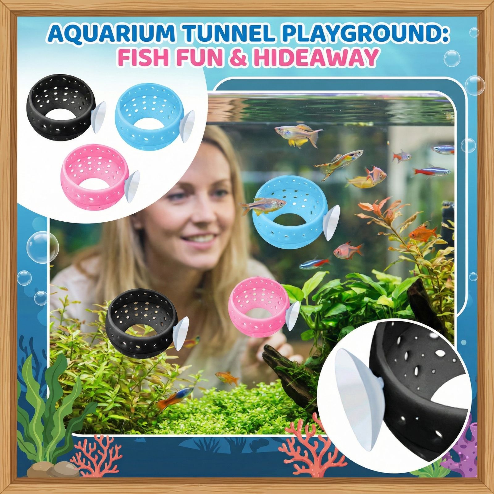 Betta Bulb Hide Tunnel Aquariu - đánh giá và giá Aquarium Fish Hideout
