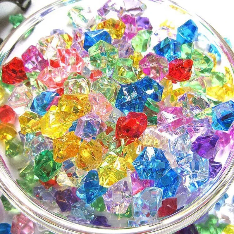 200pcs Acrylic Gem Stone Color - đánh giá và giá Aquarium Decoration Rock