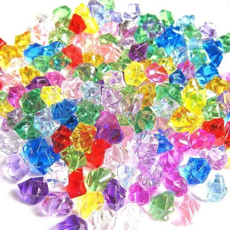 200pcs Acrylic Gem Stone Color - đánh giá và giá Aquarium Decoration Rock