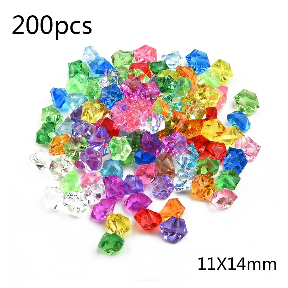 200pcs Acrylic Gem Stone Color - đánh giá và giá Aquarium Decoration Rock