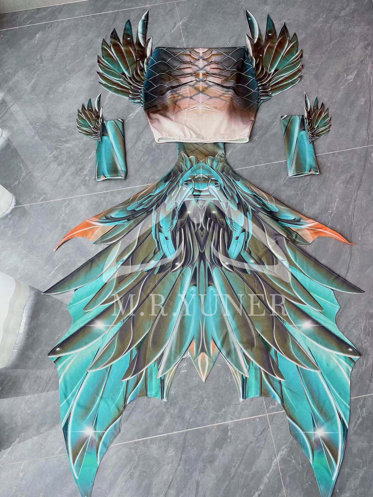 Original Mermaid Big Fish Tail - đánh giá và giá Aquarium Fish In