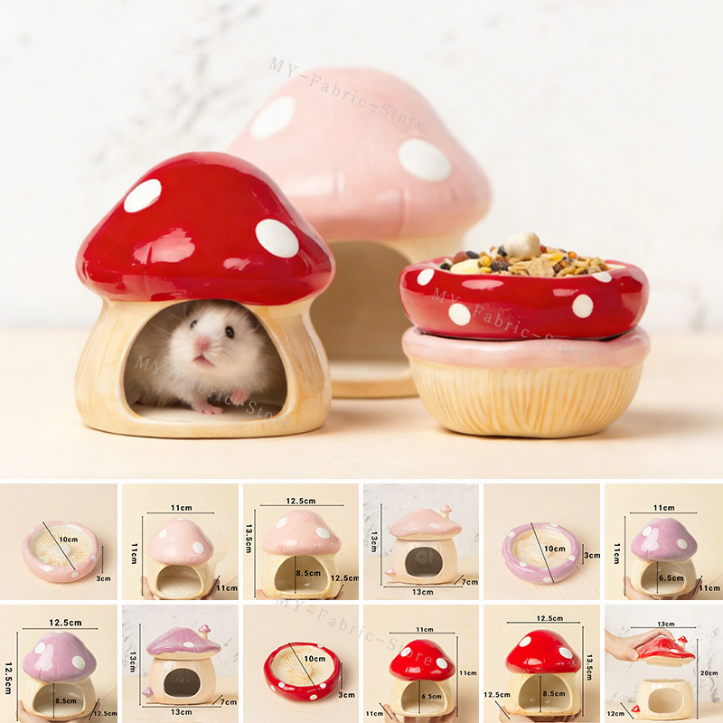1pcs Cute Ceramic Mushroom Ham - đánh giá và giá Aquarium Fish Hideout